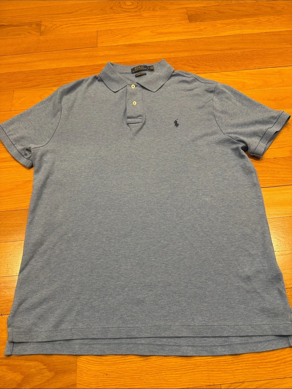Polo Ralph Lauren custom slim fit short sleeve polo size large.